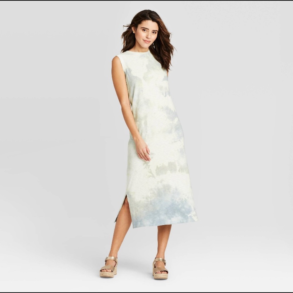 Women’s Sleeveless Tie-Dye Effect Dress